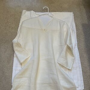 Linen tunic dress